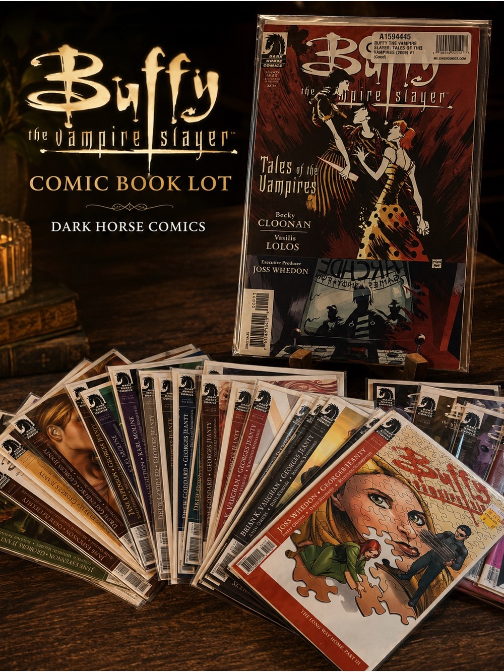 Buffy The Vampire Slayer Season 8 Complete Dark House Comic Book Set + Bonus